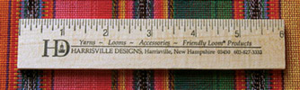 Harrisville 6 inch Wood Ruler